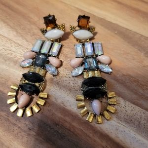 Statement Mixed Media Earrings